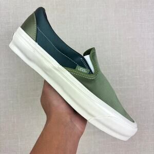 🍃 Vans Slip-On Reissue 98 LX “Satin Loden Green” 9.5W